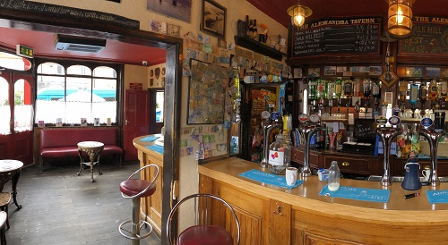 The Alexandra Tavern bar area
